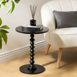 Bijzettafel AXIL Rond Zwart