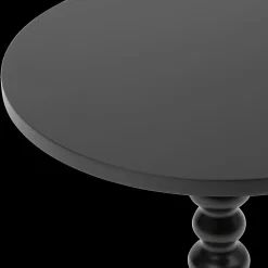 Bijzettafel AXIL Rond Zwart