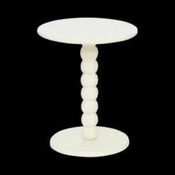 Bijzettafel BUTTON Rond Off White