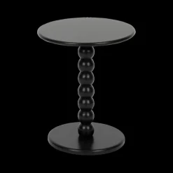 Bijzettafel BUTTON Rond Zwart
