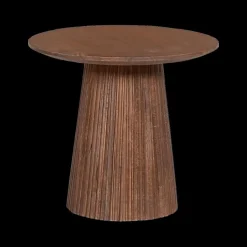 Bijzettafel DOMINGO Mango Lichtbruin Ø50