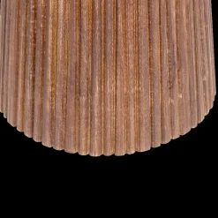 Bijzettafel DOMINGO Mango Lichtbruin Ø50