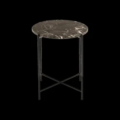 Bijzettafel FREJA Brown Emperador Marble
