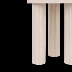 Bijzettafel MOSSON Beige Ø40