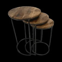 Bijzettafel NICKY set van 3