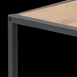 Bijzettafel Set van 2 BOKSKAP Wild Oak