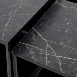 Bijzettafel Set van 2 MIC Marble Bromo