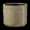 Bloempot Keramiek Beige/Grijs S