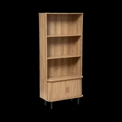 Boekenkast COLVAS Hout Naturel B80