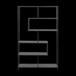 Boekenrek BOKSKAP Ash Black Assymetrisch B114