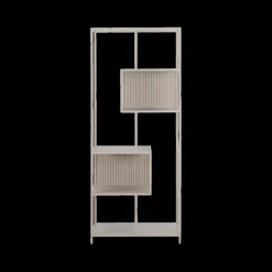 Boekenrek BOKSKAP Grijs Assym. B77