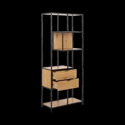 Boekenrek BOKSKAP Wild Assym. Oak B77