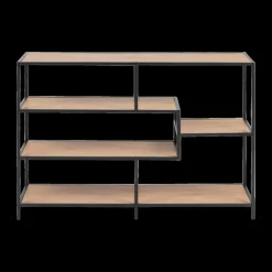 Boekenrek BOKSKAP Wild Oak Assymetrisch B114