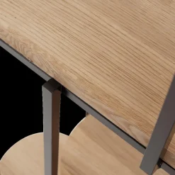 Boekenrek HEDDA 90x33x205 Eiken