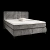 Boxspring ALKMAAR Chenille Grijs 180x200