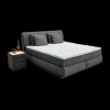 Boxspring AMSTELVEEN 160x200 Donkergrijs