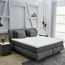 Boxspring AMSTELVEEN 180x200 Donkergrijs