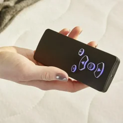 Boxspring DOMBURG Microvezel 421/09 Donkergrijs 180x200