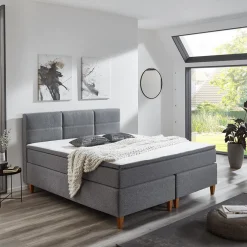 Boxspring KEULEN 180x200 Grijs