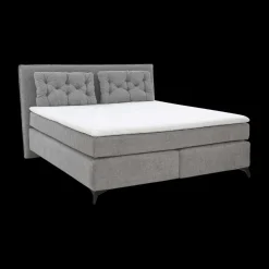 Boxspring NIEUWEGEIN 180X200 Chenille Grijs
