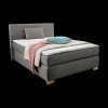 Boxspring UDEN Stof 142/09 Grijs 140x200