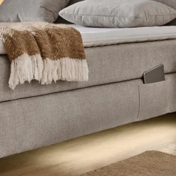 Boxspring WIJDEWEREN Grijs 180x200