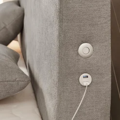 Boxspring WIJDEWEREN Grijs 180x200