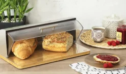 Broodtrommel BAMOR Bamboe/Inox Transp.