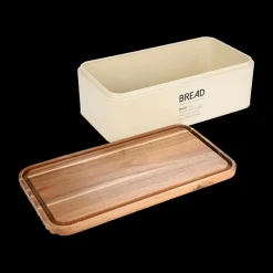 Broodtrommel DOROTA Metaal Beige/Acacia