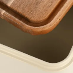 Broodtrommel DOROTA Metaal Beige/Acacia