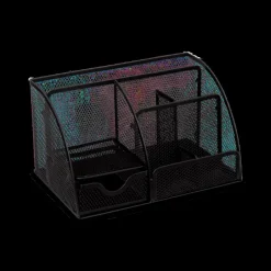 Bureau-organizer CAJAYA Metaal Zwart