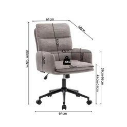 Bureaustoel MARCUS Raven Zand