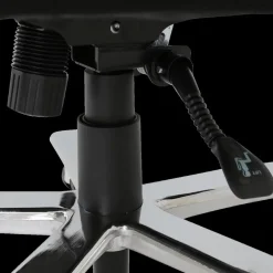 Bureaustoel ROAR met Arm PU Zwart/Chroom