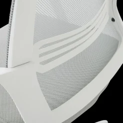 Bureaustoel TEUN Mesh Lichtgrijs/Wit