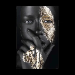 Canvas REI Woman Gold Hand 60x90