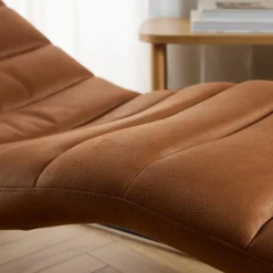 Chaise longue DAMIANO Kentucky Brandy 9