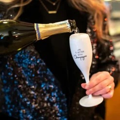 Champagneglas LIFE IS BETTER WITH 100ml Wit
