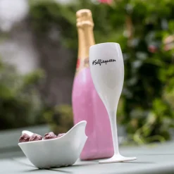 Champagneglas SELFIEQUEEN 100ml Wit
