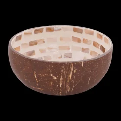 Cocosbowl NOYA Brown Mosaic Circle
