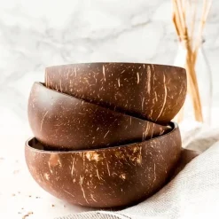 Cocosbowl NOYA Metallic Silver Leaf