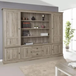 Combikast COTTON Kristal Eik Licht Bruin B259