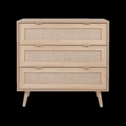 Commode EIVISSA 3L Sonoma Eik/Riet