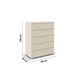 Commode TAKARA Beige B80