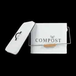 Compostemmer COMPOST 10l RH Met. Wit/Zwart