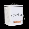 Compostemmer COMPOST 5l RH Met. Wit/Zwart
