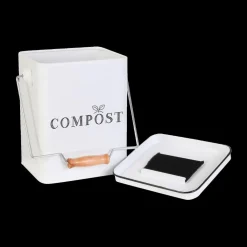 Compostemmer COMPOST 5l RH Met. Wit/Zwart