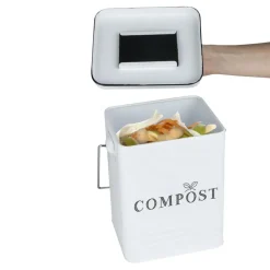 Compostemmer COMPOST 5l RH Met. Wit/Zwart