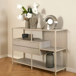 Console BOKSKAP Grijs Assym. B114