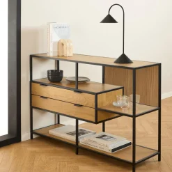 Console BOKSKAP Wild Oak Assymetrisch B114