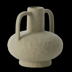 Decovaas ZIRRO Keramiek Mat Olijfgroen